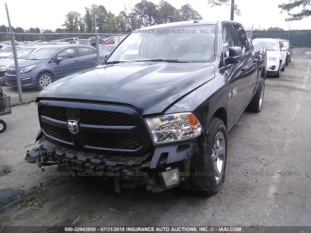 3C6RR6KT4HG783085 - 2017 RAM 1500 ST BLACK photo 2