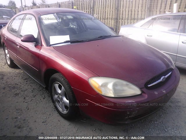 1FAFP55213A277354 - 2003 FORD TAURUS SES RED photo 1