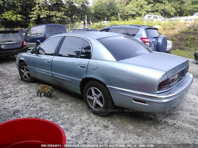 1G4CW54K634136582 - 2003 BUICK PARK AVENUE  BLUE photo 3