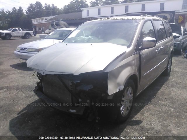 2A8HR64X78R688821 - 2008 CHRYSLER TOWN & COUNTRY LIMITED TAN photo 2