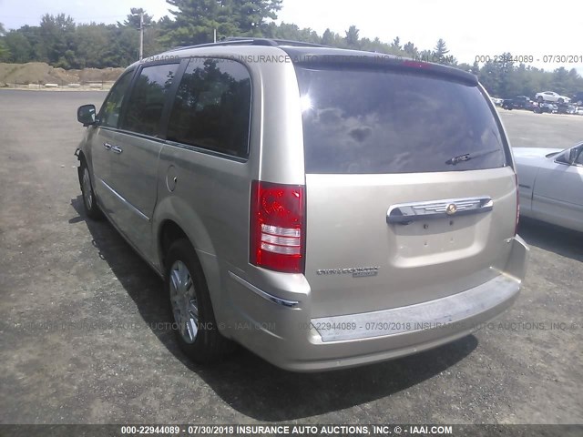 2A8HR64X78R688821 - 2008 CHRYSLER TOWN & COUNTRY LIMITED TAN photo 3