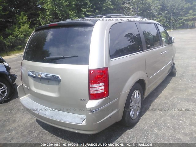 2A8HR64X78R688821 - 2008 CHRYSLER TOWN & COUNTRY LIMITED TAN photo 4