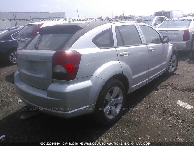 1B3CB3HAXBD118110 - 2011 DODGE CALIBER MAINSTREET SILVER photo 4