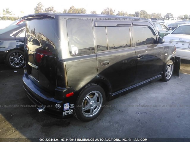 JTLKT324664041174 - 2006 TOYOTA SCION XB 黑色 照片 4