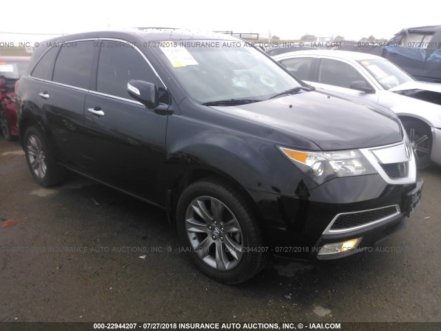 2HNYD2H65DH504227 - 2013 ACURA MDX ADVANCE BLACK photo 1