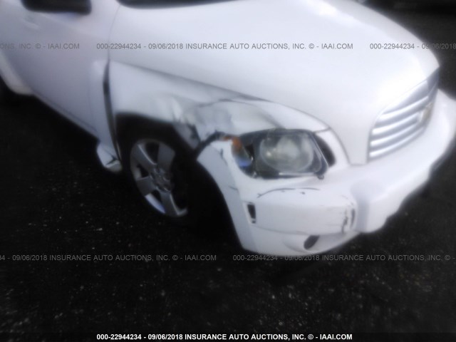 3GNBAADB5AS629018 - 2010 CHEVROLET HHR LS WHITE photo 6