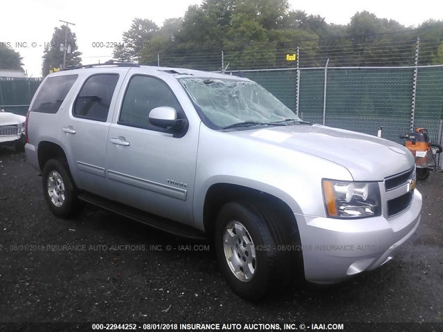 1GNSKBE09DR243547 - 2013 CHEVROLET TAHOE K1500 LT SILVER photo 1