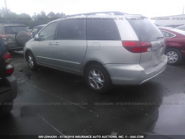 5TDBA22C55S042418 - 2005 TOYOTA SIENNA XLE/XLE LIMITED SILVER photo 3