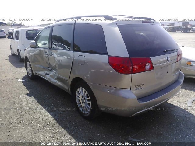 5TDZK22C68S196118 - 2008 TOYOTA SIENNA XLE/XLE LIMITED BROWN photo 3