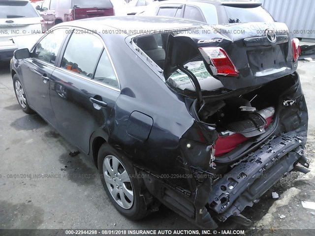 JTNBE46KX73052525 - 2007 TOYOTA CAMRY NEW GENERAT CE/LE/XLE/SE BLACK photo 3