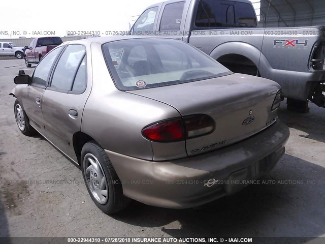 3G1JF5244SS864277 - 1995 CHEVROLET CAVALIER LS BEIGE photo 3