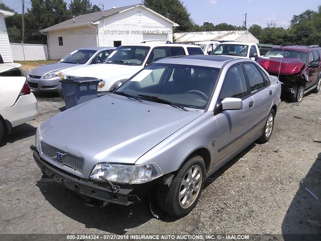 YV1VS29512F814338 - 2002 VOLVO S40 1.9T GRAY photo 2