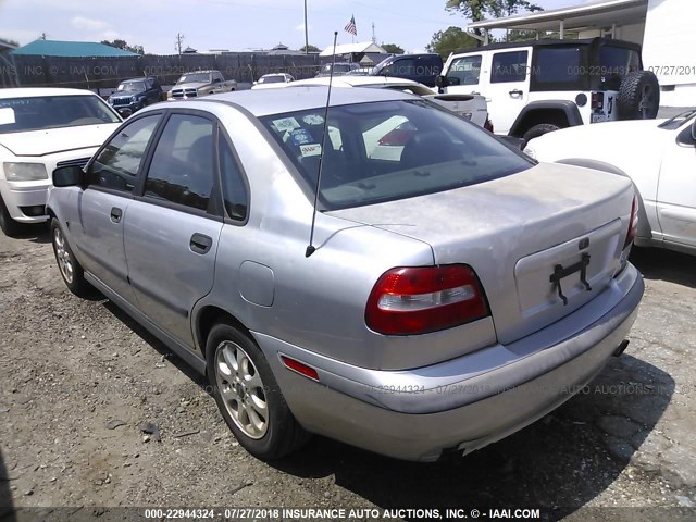 YV1VS29512F814338 - 2002 VOLVO S40 1.9T GRAY photo 3