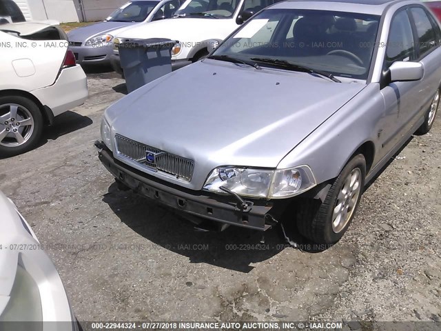 YV1VS29512F814338 - 2002 VOLVO S40 1.9T GRAY photo 6