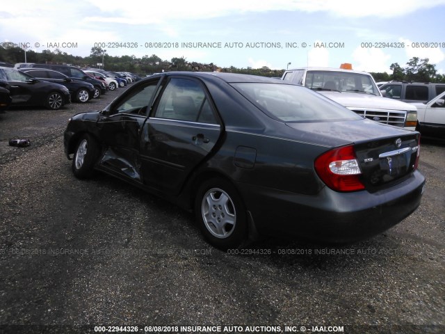4T1BF32K43U556697 - 2003 TOYOTA CAMRY LE/XLE/SE Yaşıl foto 3