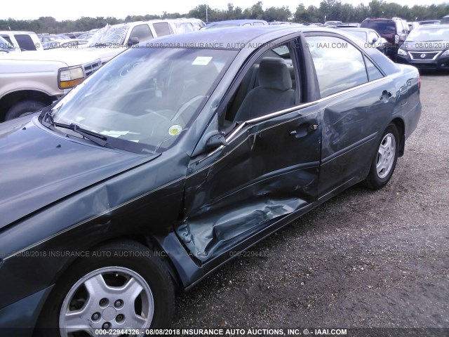 4T1BF32K43U556697 - 2003 TOYOTA CAMRY LE/XLE/SE Yaşıl foto 6