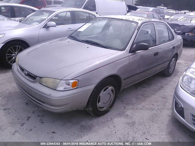 2T1BR12E6XC241655 - 1999 TOYOTA COROLLA VE/CE/LE 棕色 照片 2