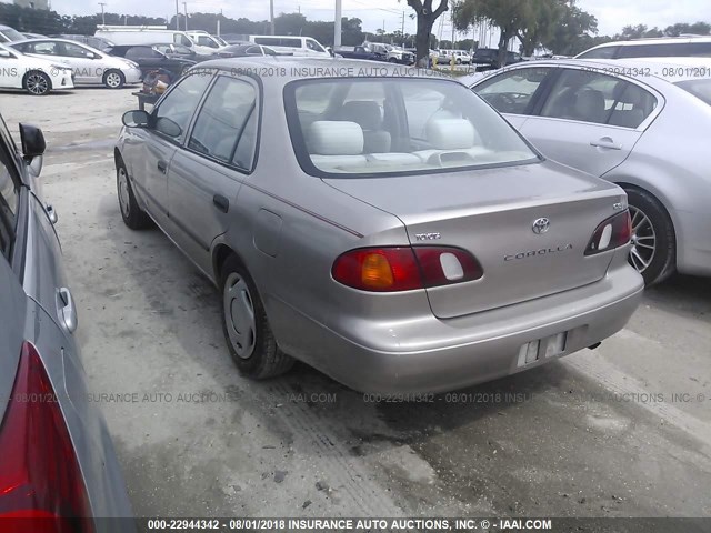 2T1BR12E6XC241655 - 1999 TOYOTA COROLLA VE/CE/LE 棕色 照片 3