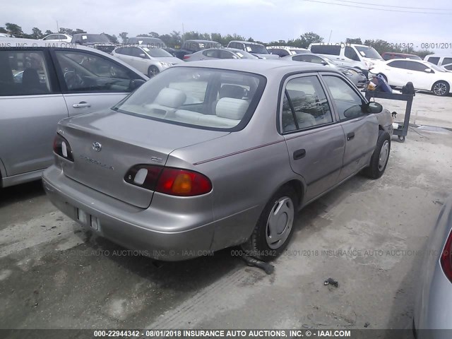 2T1BR12E6XC241655 - 1999 TOYOTA COROLLA VE/CE/LE 棕色 照片 4