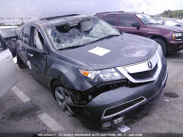 2HNYD2H66BH502774 - 2011 ACURA MDX TECHNOLOGY GRAY photo 1