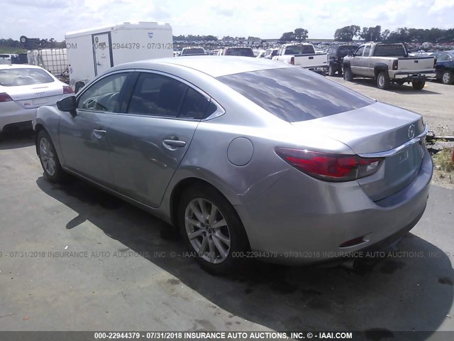 JM1GJ1U63E1114592 - 2014 MAZDA 6 SPORT SILVER photo 3