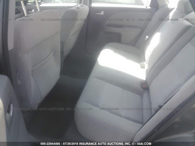 1FAHP24177G155780 - 2007 FORD FIVE HUNDRED SEL GRAY photo 8