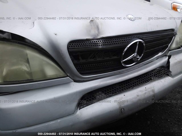 4JGAB72E1XA077606 - 1999 MERCEDES-BENZ ML 430 SILVER photo 6