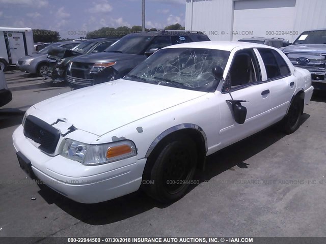 2FAFP71W77X132322 - 2007 FORD CROWN VICTORIA POLICE INTERCEPTOR WHITE photo 2