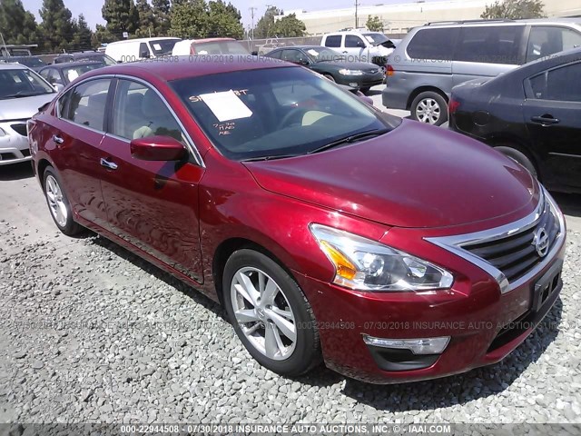 1N4AL3AP4DN404197 - 2013 NISSAN ALTIMA 2.5/S/SV/SL BURGUNDY photo 1