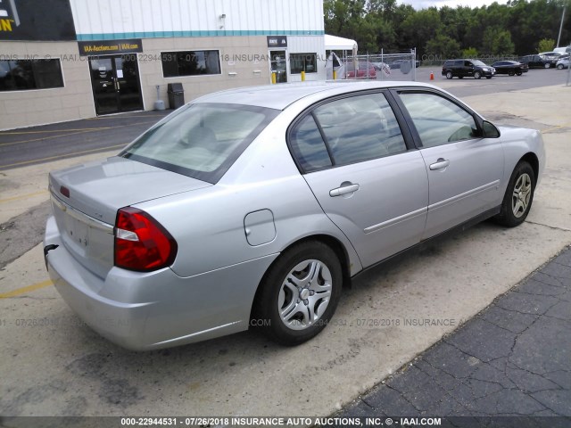 1G1ZS58F08F126948 - 2008 CHEVROLET MALIBU LS ვერცხლისფერი ფოტო 4