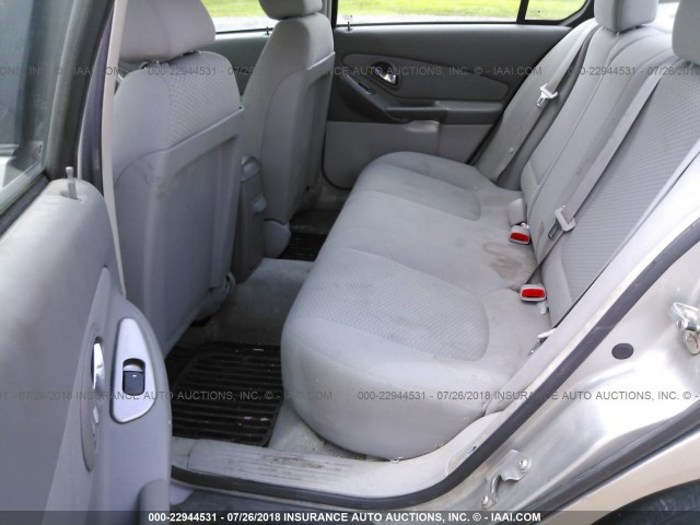 1G1ZS58F08F126948 - 2008 CHEVROLET MALIBU LS ვერცხლისფერი ფოტო 8