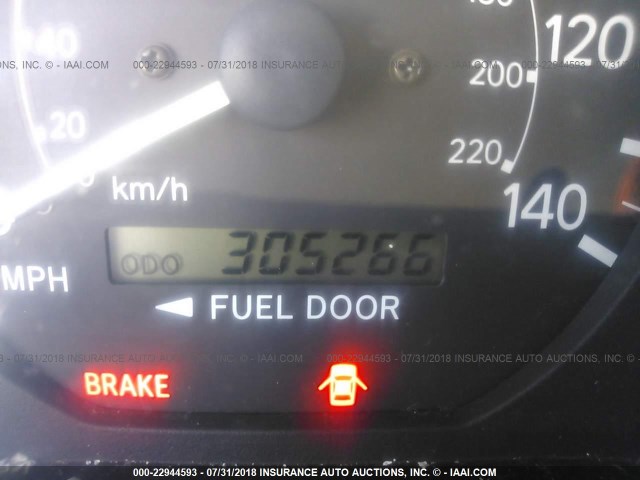 4T1BG22KXYU627352 - 2000 TOYOTA CAMRY CE/LE/XLE მწვანე ფოტო 7