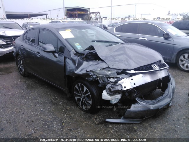 2HGFB2F93DH500257 - 2013 HONDA CIVIC EXL 黑色 照片 1