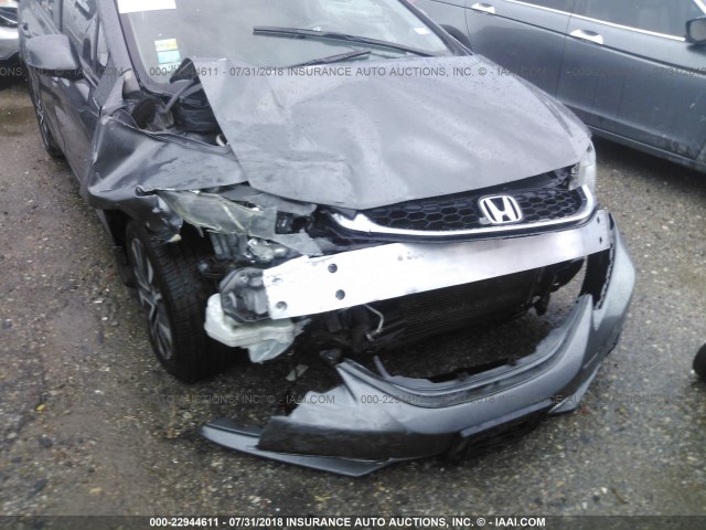 2HGFB2F93DH500257 - 2013 HONDA CIVIC EXL 黑色 照片 6