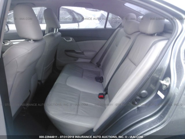 2HGFB2F93DH500257 - 2013 HONDA CIVIC EXL 黑色 照片 8