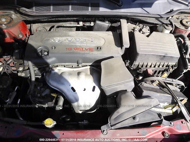 4T1BE46K49U301110 - 2009 TOYOTA CAMRY SE/LE/XLE წითელი ფოტო 10
