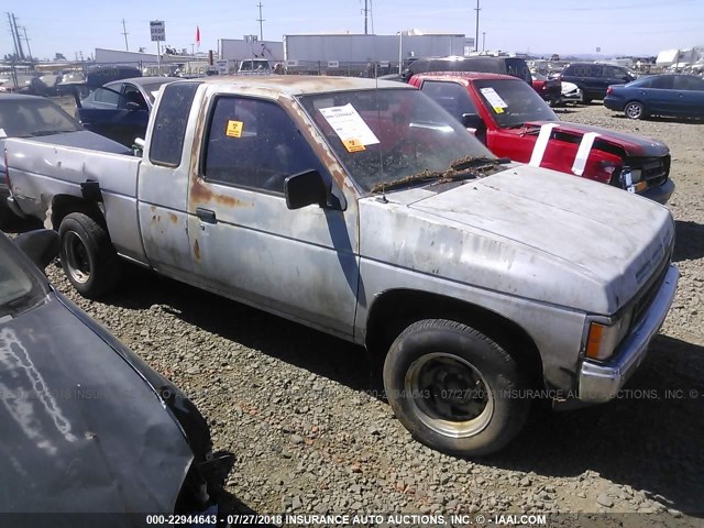 1N6ND16S2KC399548 - 1989 NISSAN D21 KING CAB GRAY photo 1