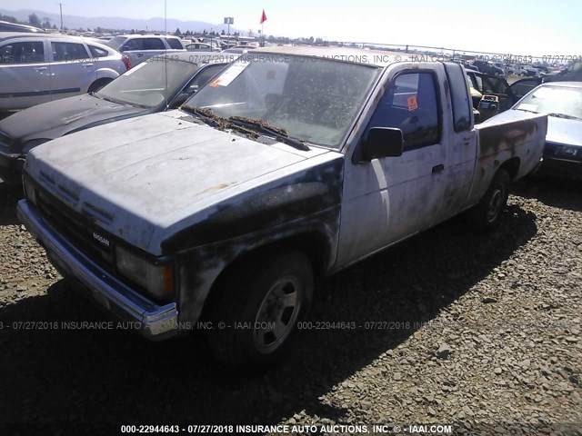 1N6ND16S2KC399548 - 1989 NISSAN D21 KING CAB GRAY photo 2