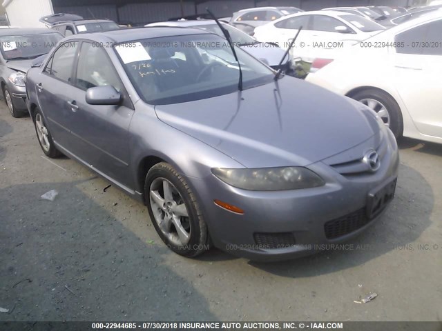 1YVHP80D275M11066 - 2007 MAZDA 6 S GRAY photo 1