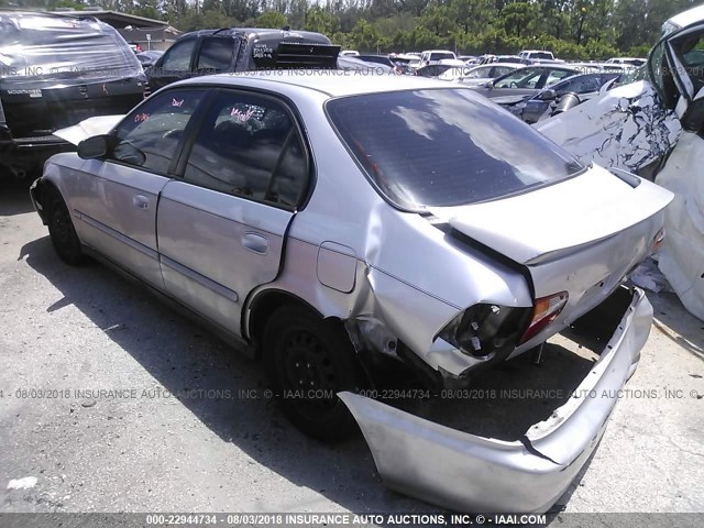 2HGEJ6617YH579115 - 2000 HONDA CIVIC SE SILVER photo 3