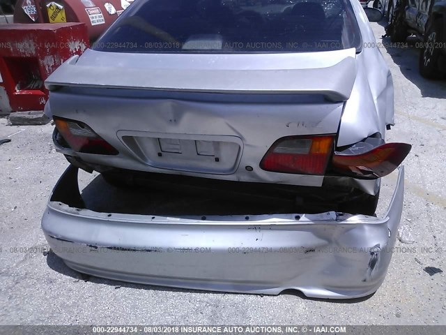 2HGEJ6617YH579115 - 2000 HONDA CIVIC SE SILVER photo 6