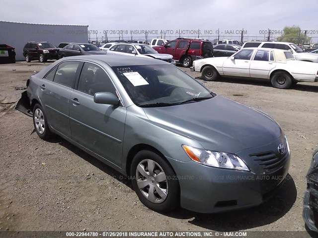JTNBE46K373072583 - 2007 TOYOTA CAMRY NEW GENERAT CE/LE/XLE/SE GREEN photo 1