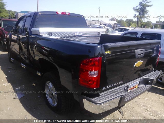 1GCRCREA7CZ325636 - 2012 CHEVROLET SILVERADO C1500  LS BLACK photo 3