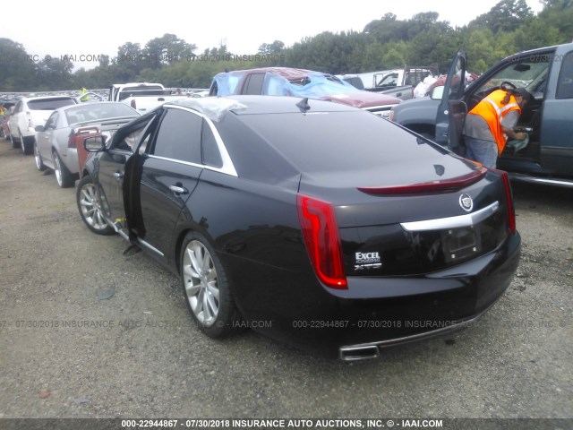 2G61M5S38E9119136 - 2014 CADILLAC XTS LUXURY COLLECTION BLACK photo 3