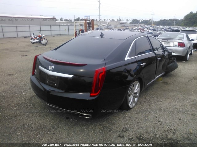 2G61M5S38E9119136 - 2014 CADILLAC XTS LUXURY COLLECTION BLACK photo 4