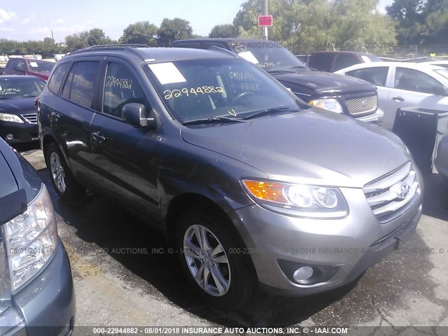 5XYZHDAG6CG102548 - 2012 HYUNDAI SANTA FE SE GRAY photo 1