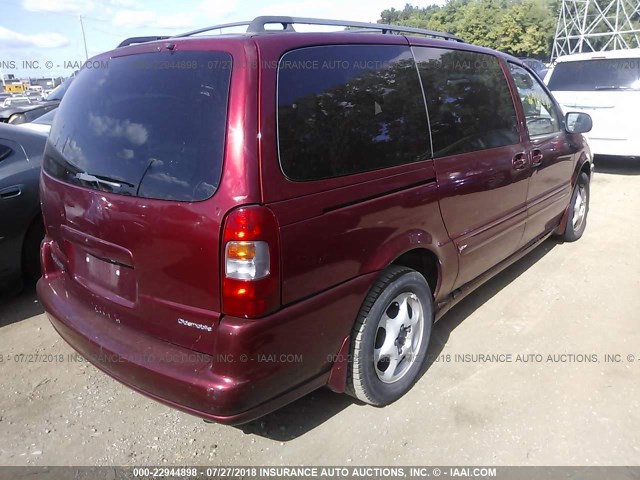 1GHDX03E33D301339 - 2003 OLDSMOBILE SILHOUETTE RED photo 4