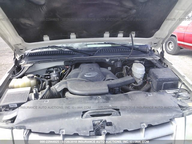 1GYEK63N14R120752 - 2004 CADILLAC ESCALADE LUXURY თეთრი ფოტო 10