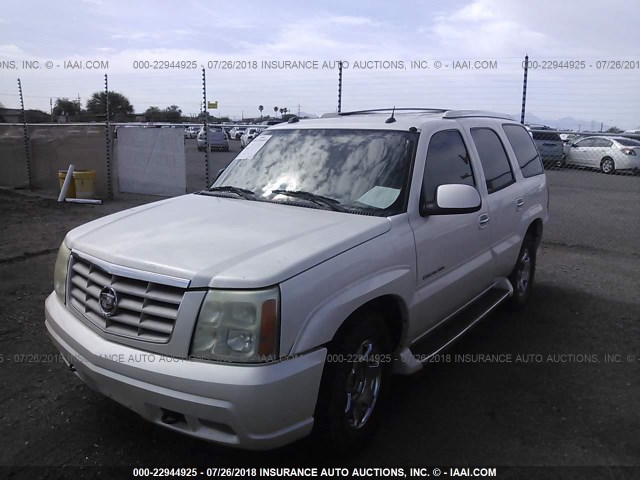 1GYEK63N14R120752 - 2004 CADILLAC ESCALADE LUXURY WHITE photo 2