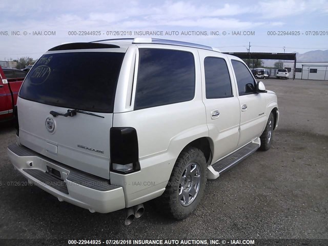 1GYEK63N14R120752 - 2004 CADILLAC ESCALADE LUXURY WHITE photo 4